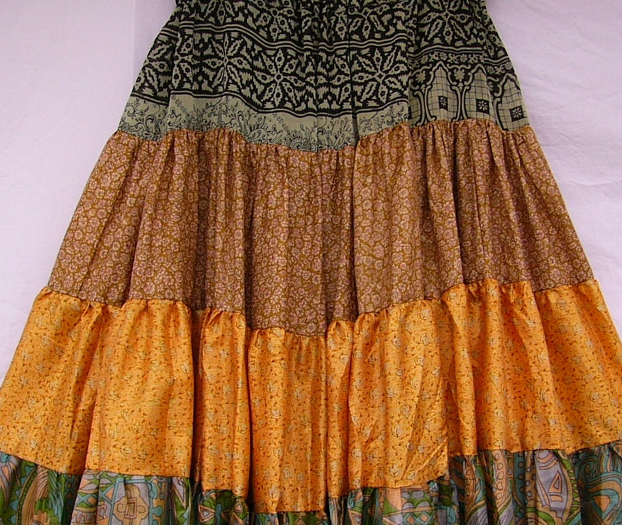 Old Saree border Skirt - Alarde Danza
